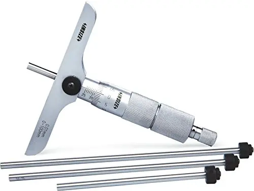 [3241-150] 3241-150, DEPTH MICROMETER, base 101.5x17mm, 0-150mm- Insize