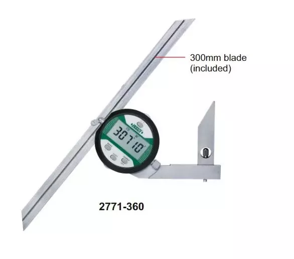 Insize 0 - 360° Digital Protractor (Basic Type) 2771-360
